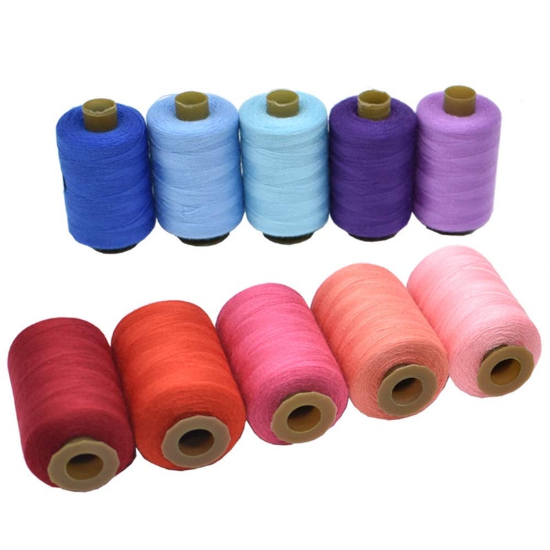 Renashed Sewing Thread 24 Colors Sewing Industrial Purpose for Machine and Hand Stitching 1000 Yards Polyester - Image 4